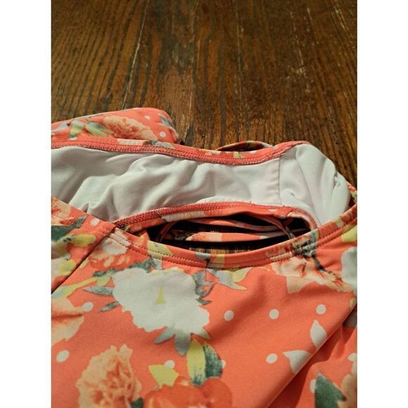 Medium Laundry by Design Shelli Segal Open Back One Piece Swimsuit Bathing Suit - Picture 6 of 6